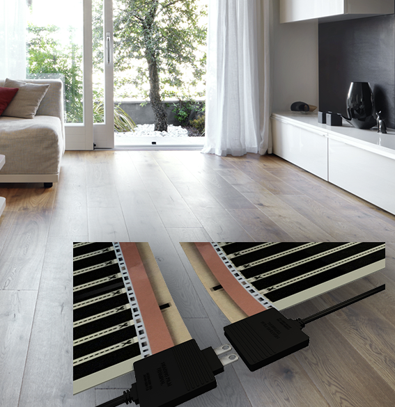 HexHeat Plug and Play is an intuitive ready made assembly in-floor heating system